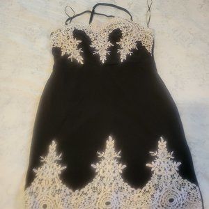 Black and white dress